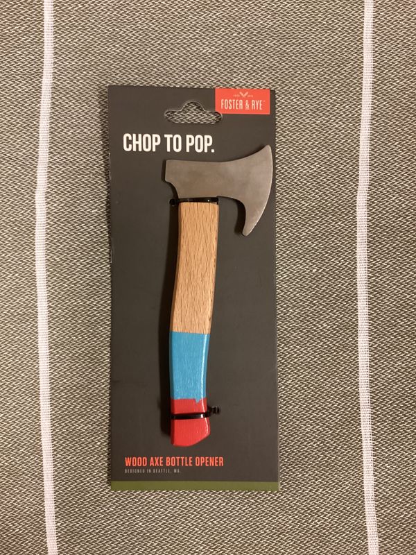 Beech Wood Axe Bottle Opener
