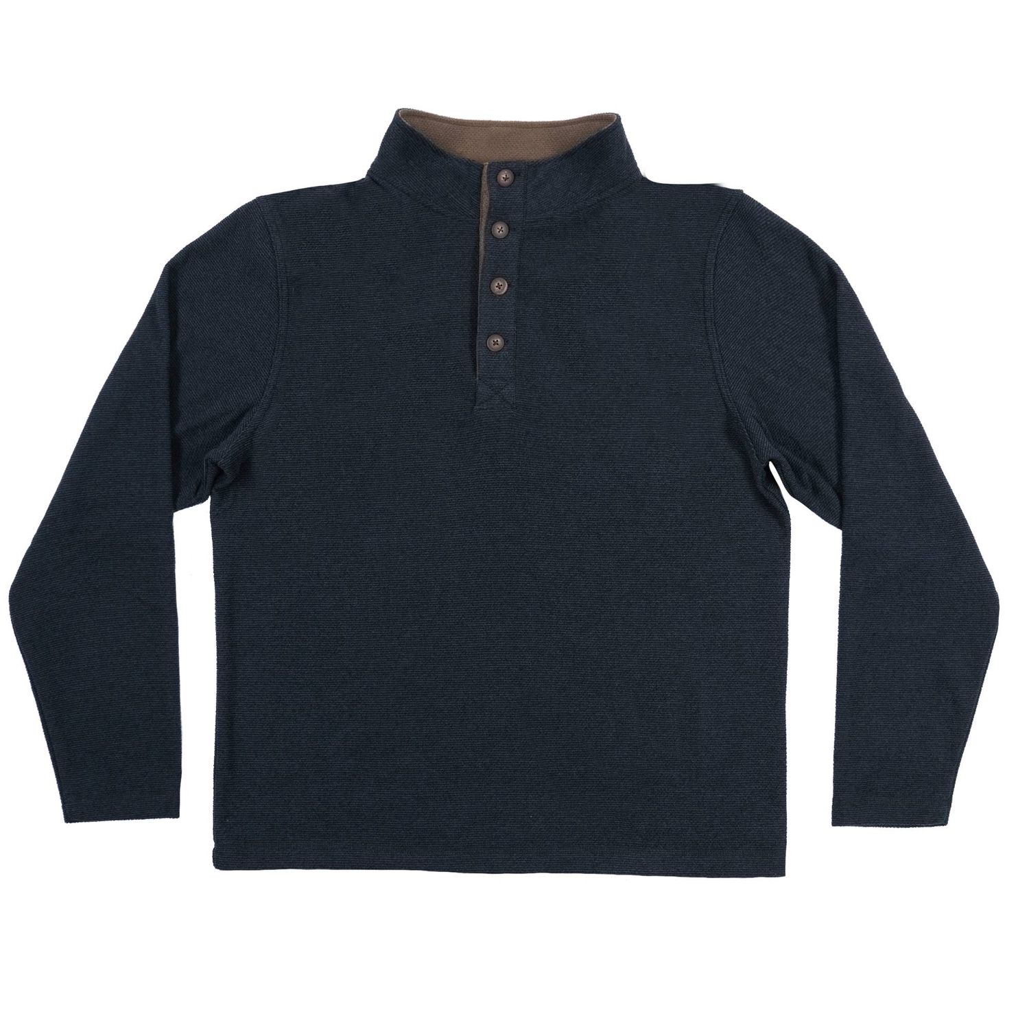 Mens Jacquard Henley