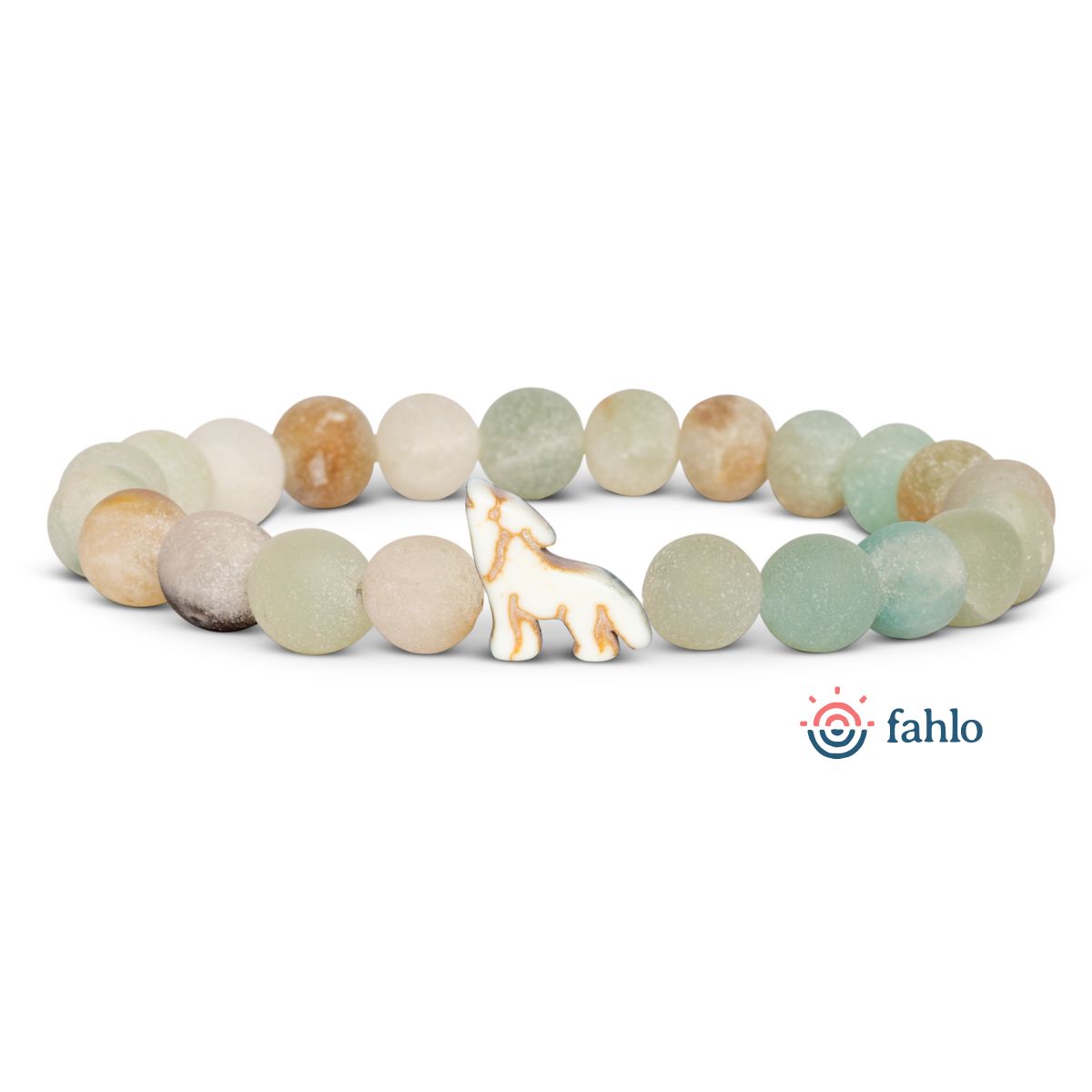 Scout (Wolf) Bracelet, Color: Sky Stone