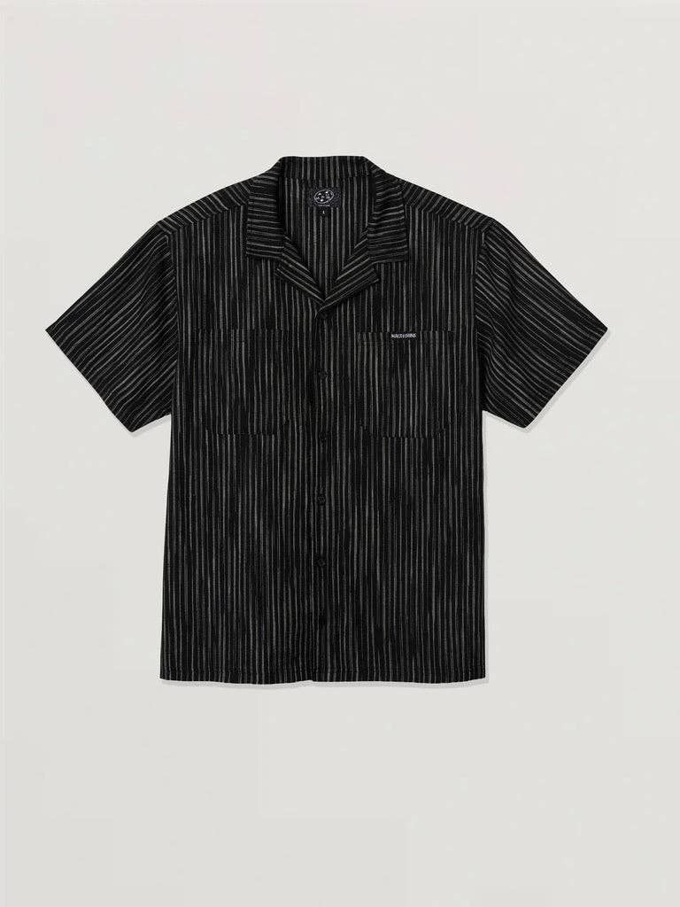 Ashline SS Woven Shirt: BLACK / XL