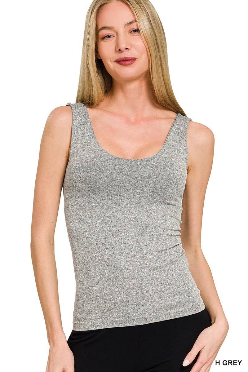 Vanilla Monkey - Seamless Tank Top With Built In Bra:
