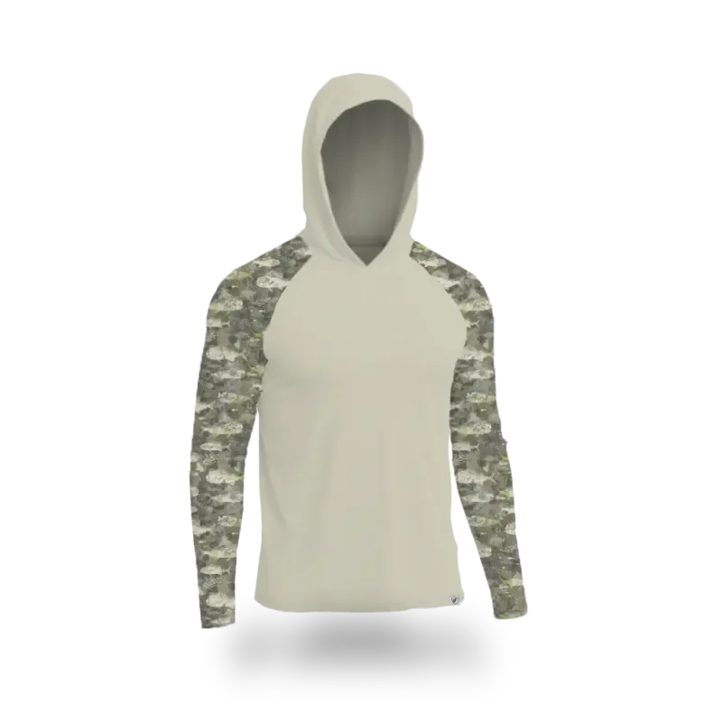 Farmers Defense - UV Hoodie - Men's - Fish Camo: XL
