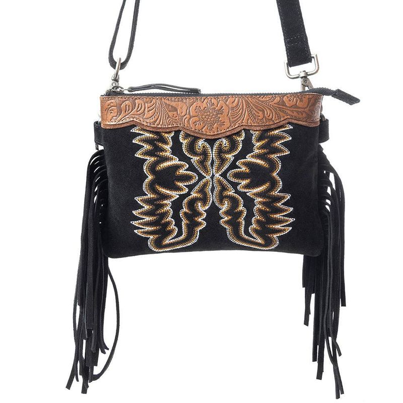 Myra Bag - Desert Wing Crossbody Bag In Black: Single