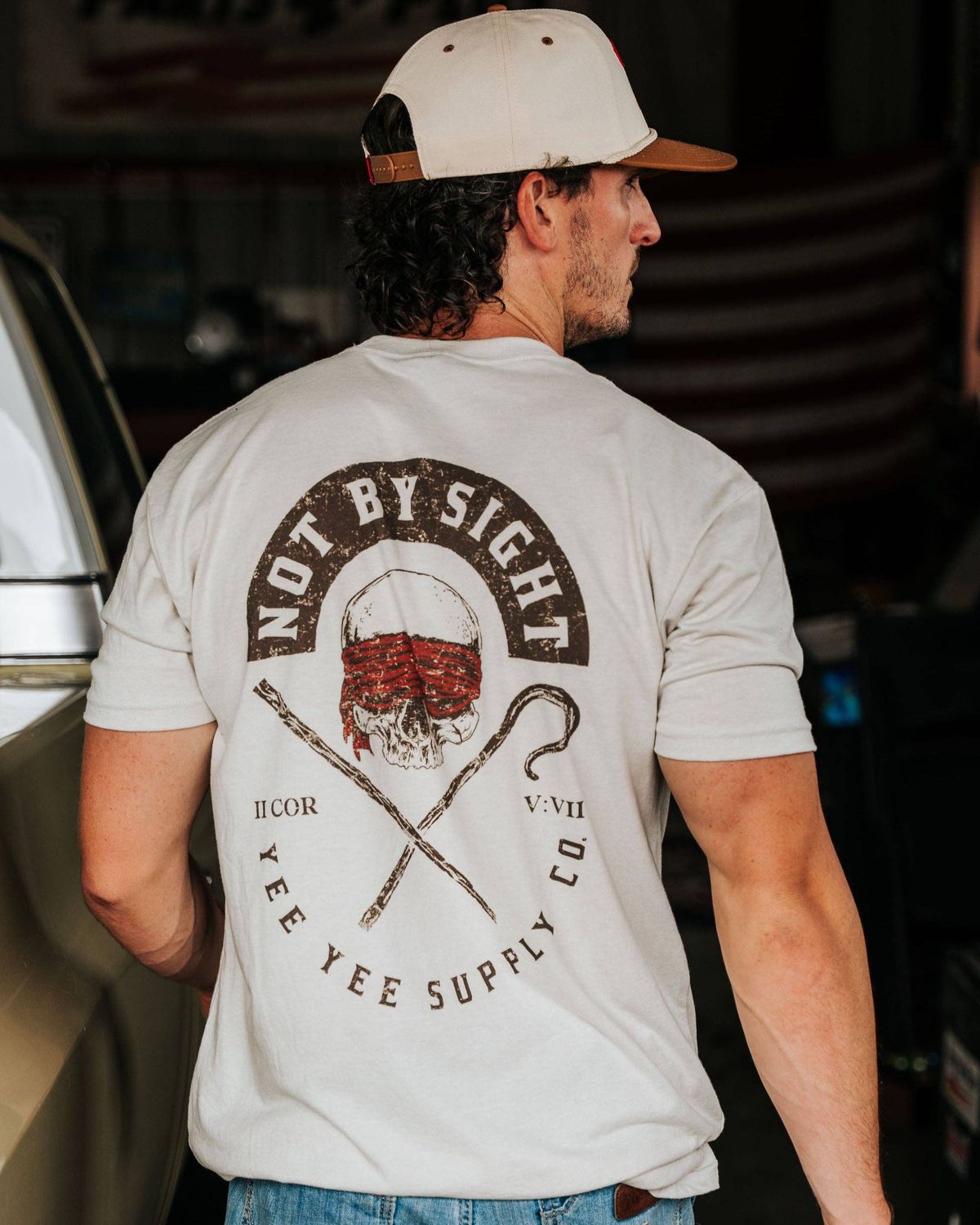 Yee Yee - Not By Sight Tee: Medium