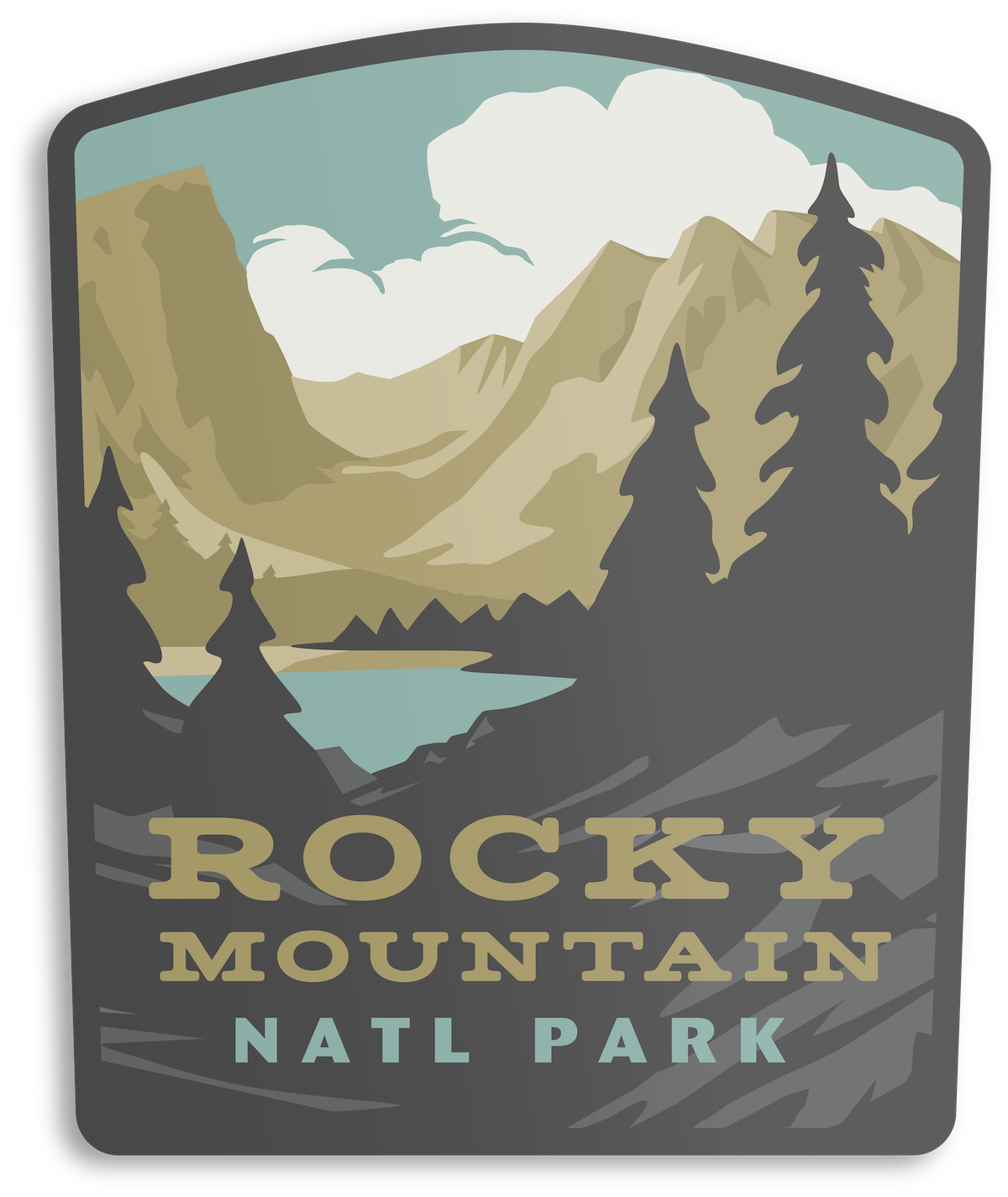 The Landmark Project - Rocky Mountain National Park Sticker