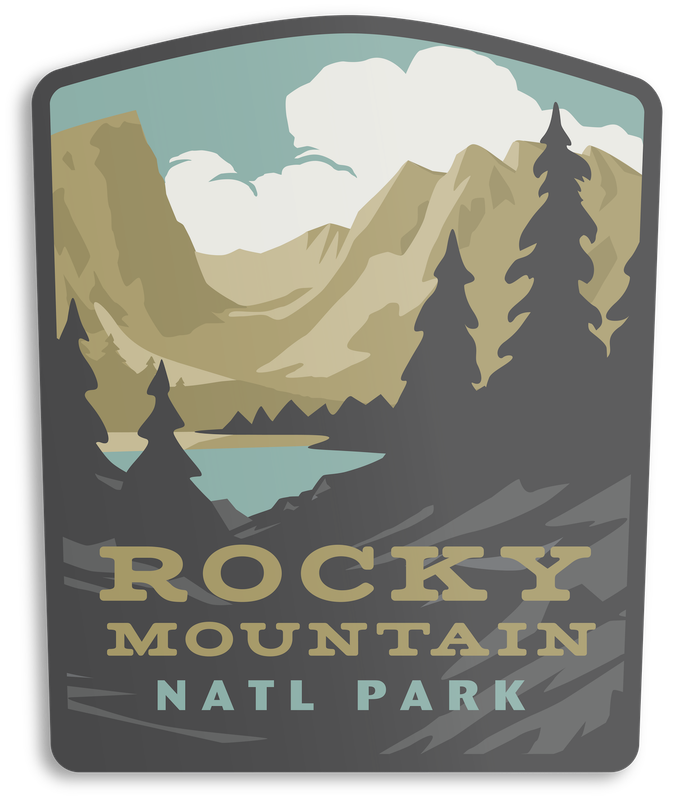 The Landmark Project - Rocky Mountain National Park Sticker
