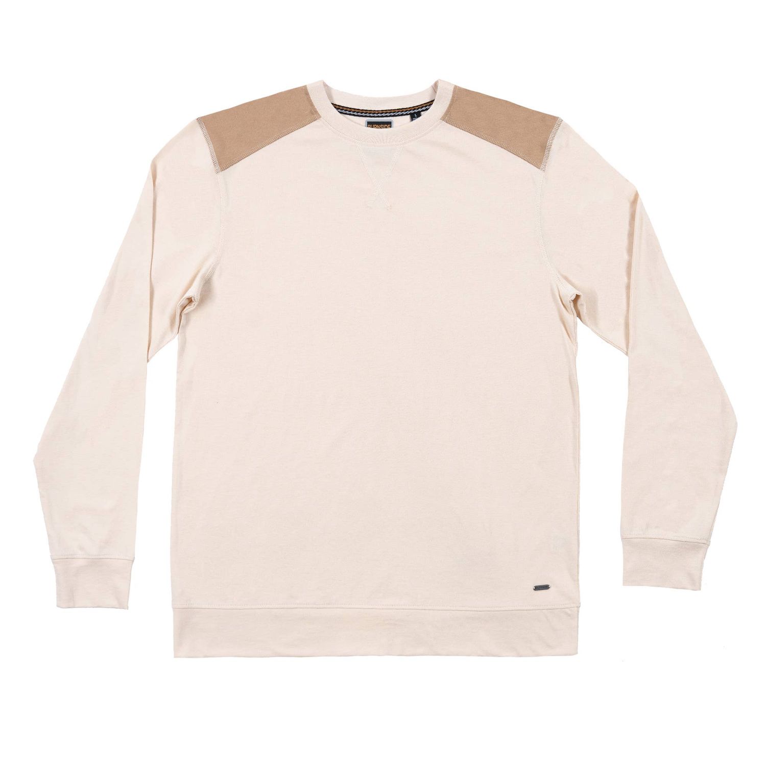 Burnside - Heathered Knit Shirt, Color: Tan, Size: L