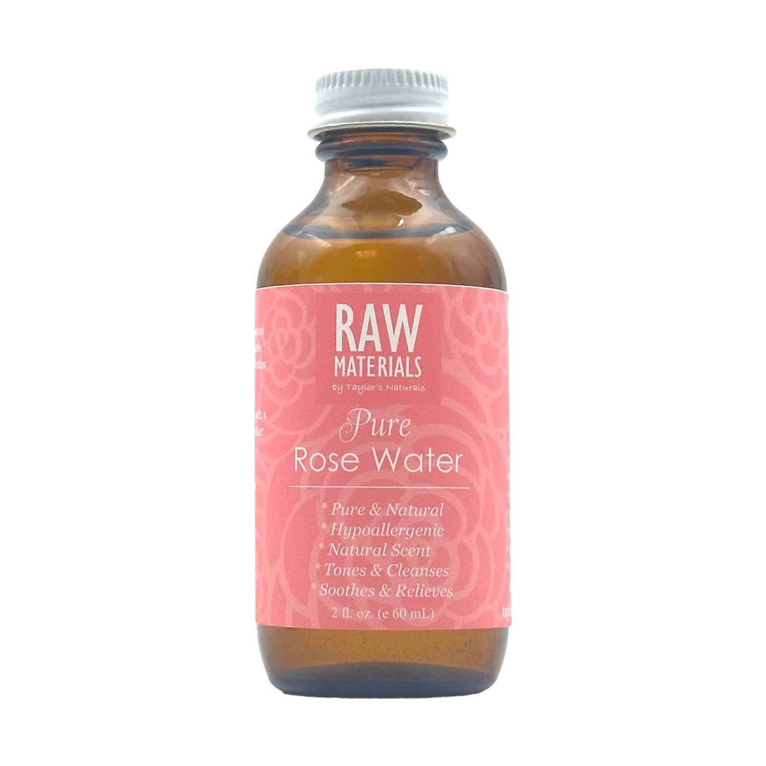 Taylor's Naturals - 100% Pure ORGANIC Rose Water, Size: 2oz