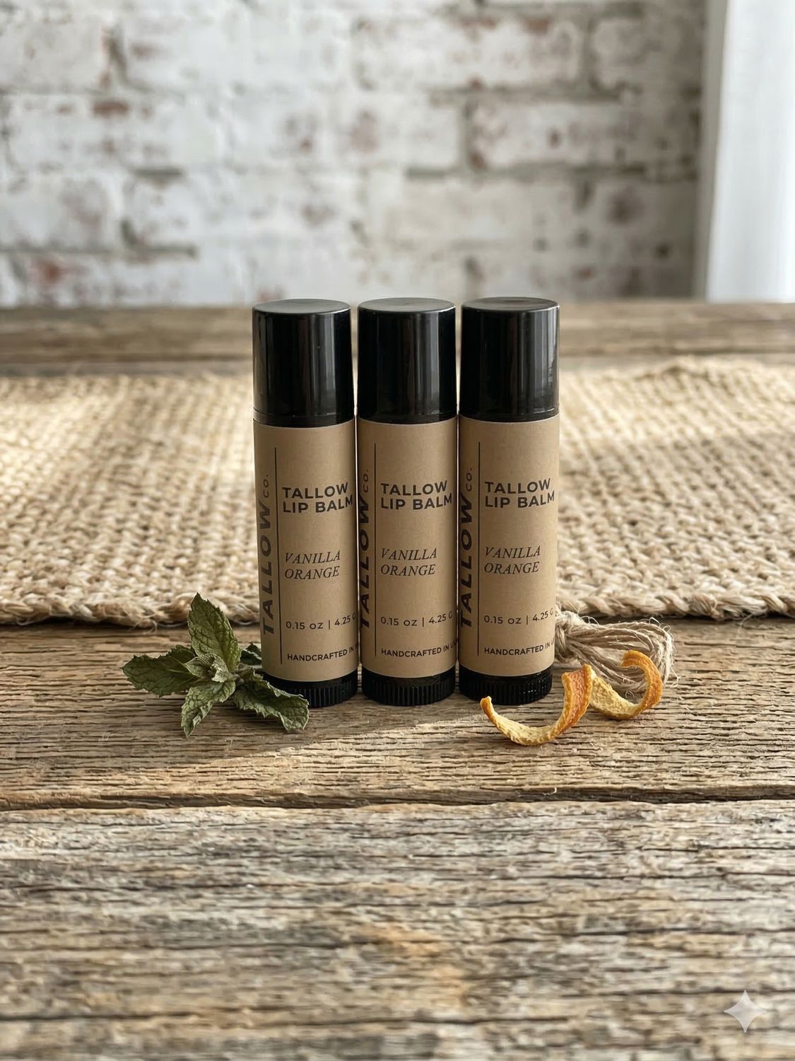 North Idaho Tallow Co. - Tallow Vanilla Orange Lip Balm