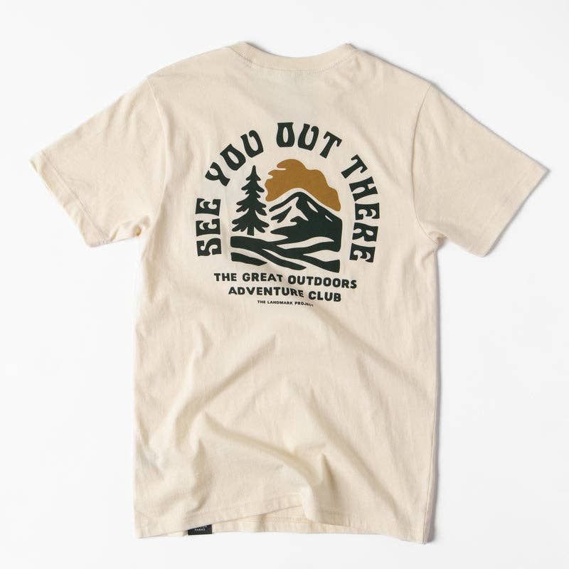 The Landmark Project - See You Out There Unisex Short Sleeve Tee, Color: Cottonwood, Size: L