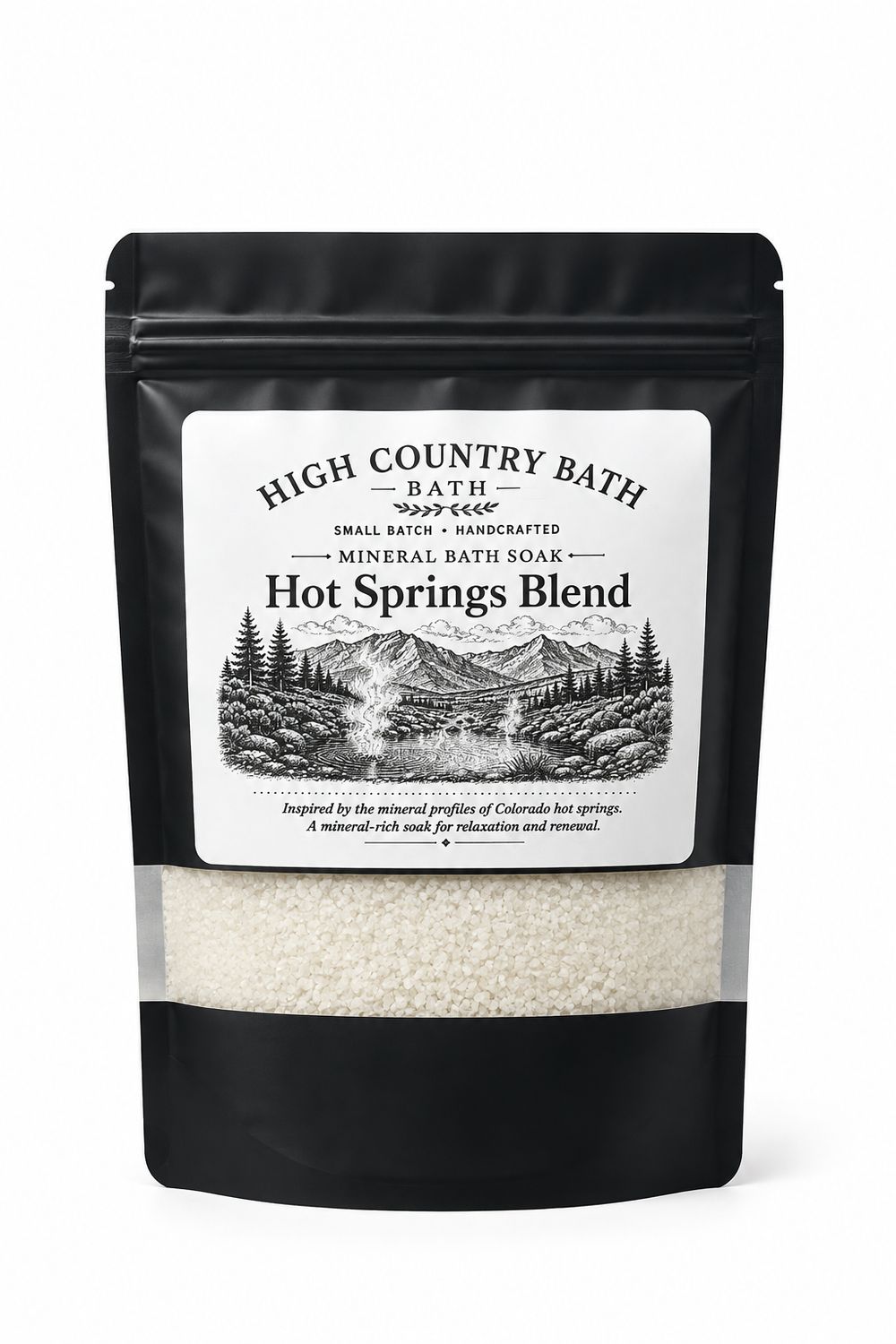 Hot Springs Blend Mineral Bath Soak - 16 oz