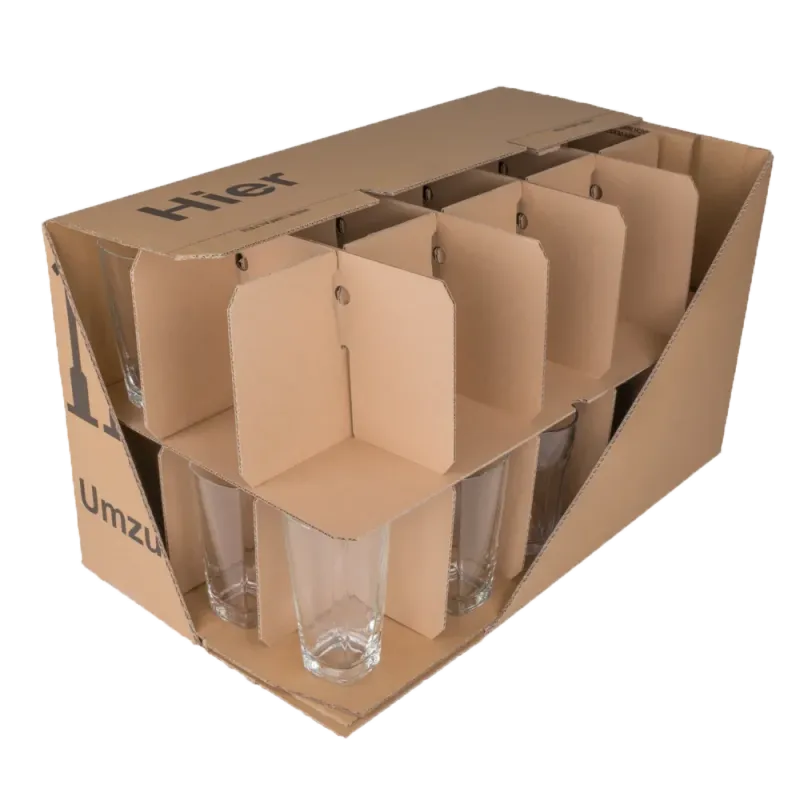 Gläserkarton inkl. Einsatz