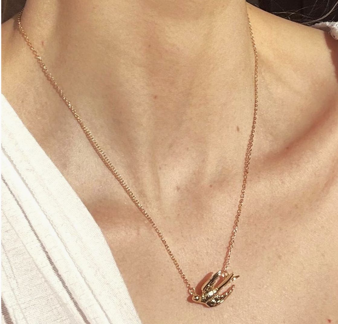 Swallow Pendant Necklace