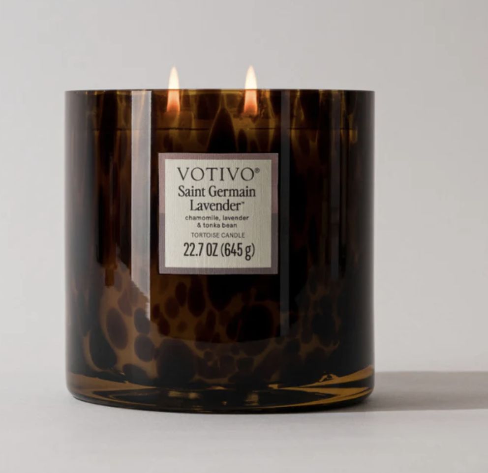 Saint Germain Lavender Tortoise Candle