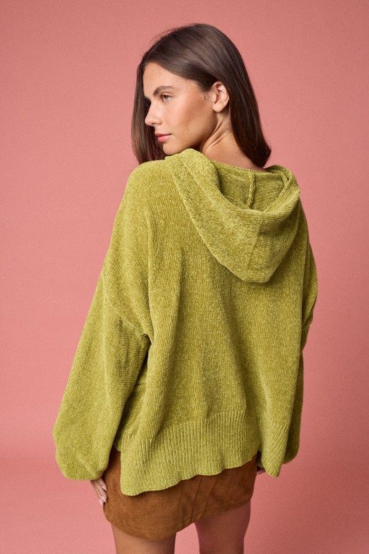 Oversized Button-up Knit Sweater