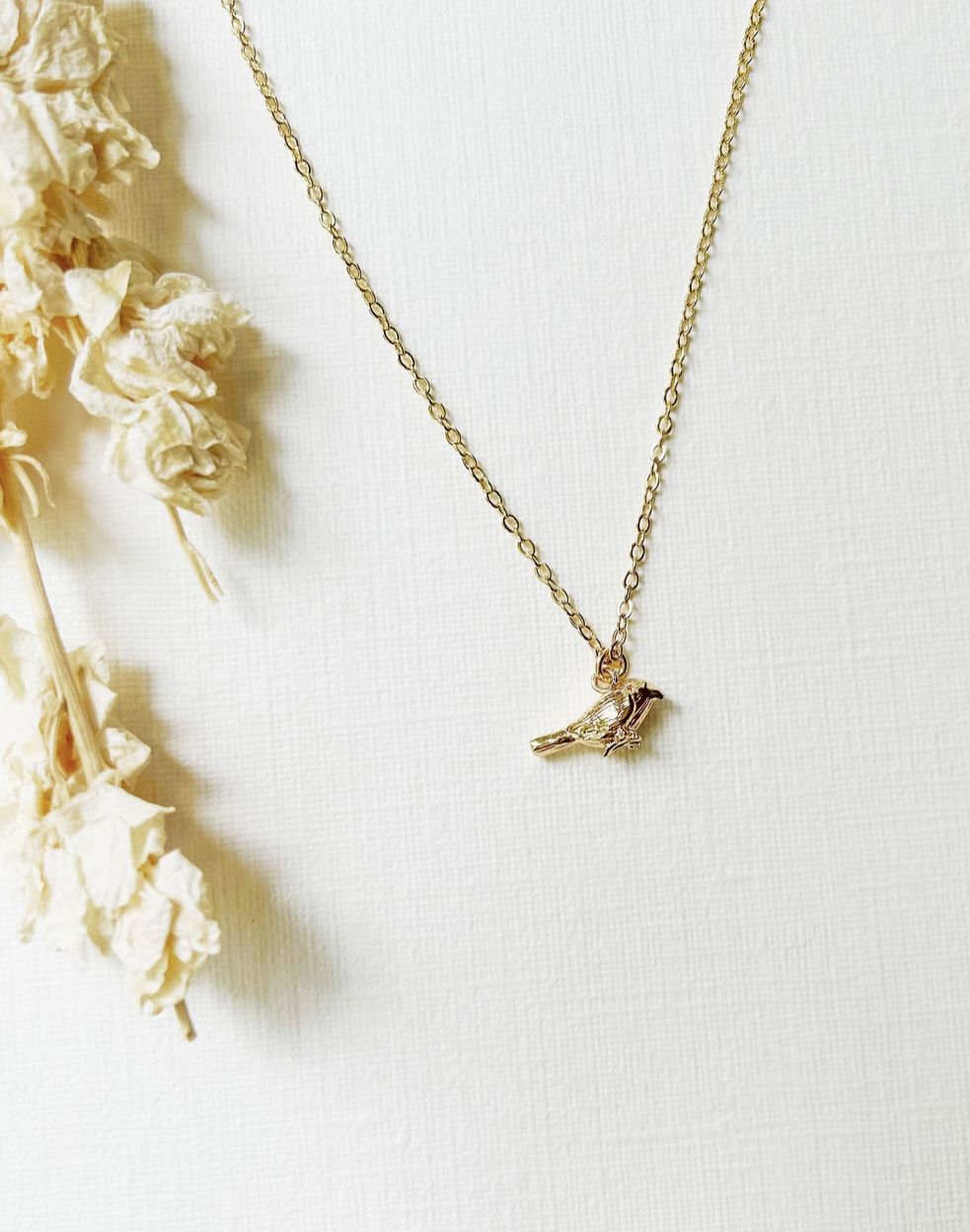 Dainty Bird Necklace
