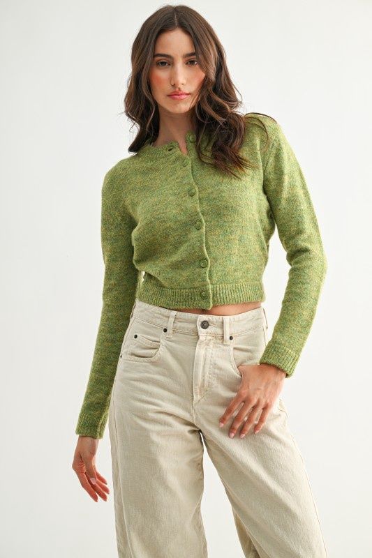 Elegantly Crafted Knit Wool Cardigan