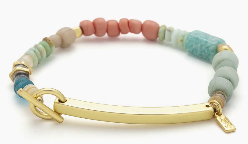 Hidden Message Bracelet - Crushing It/Amazonite/Gold
