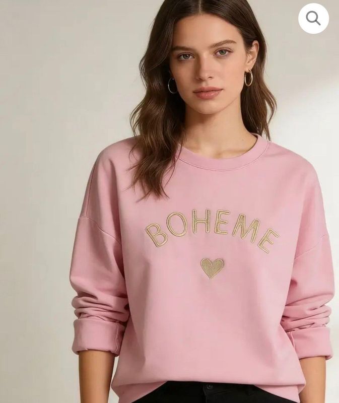 Sudadera bordada Boheme