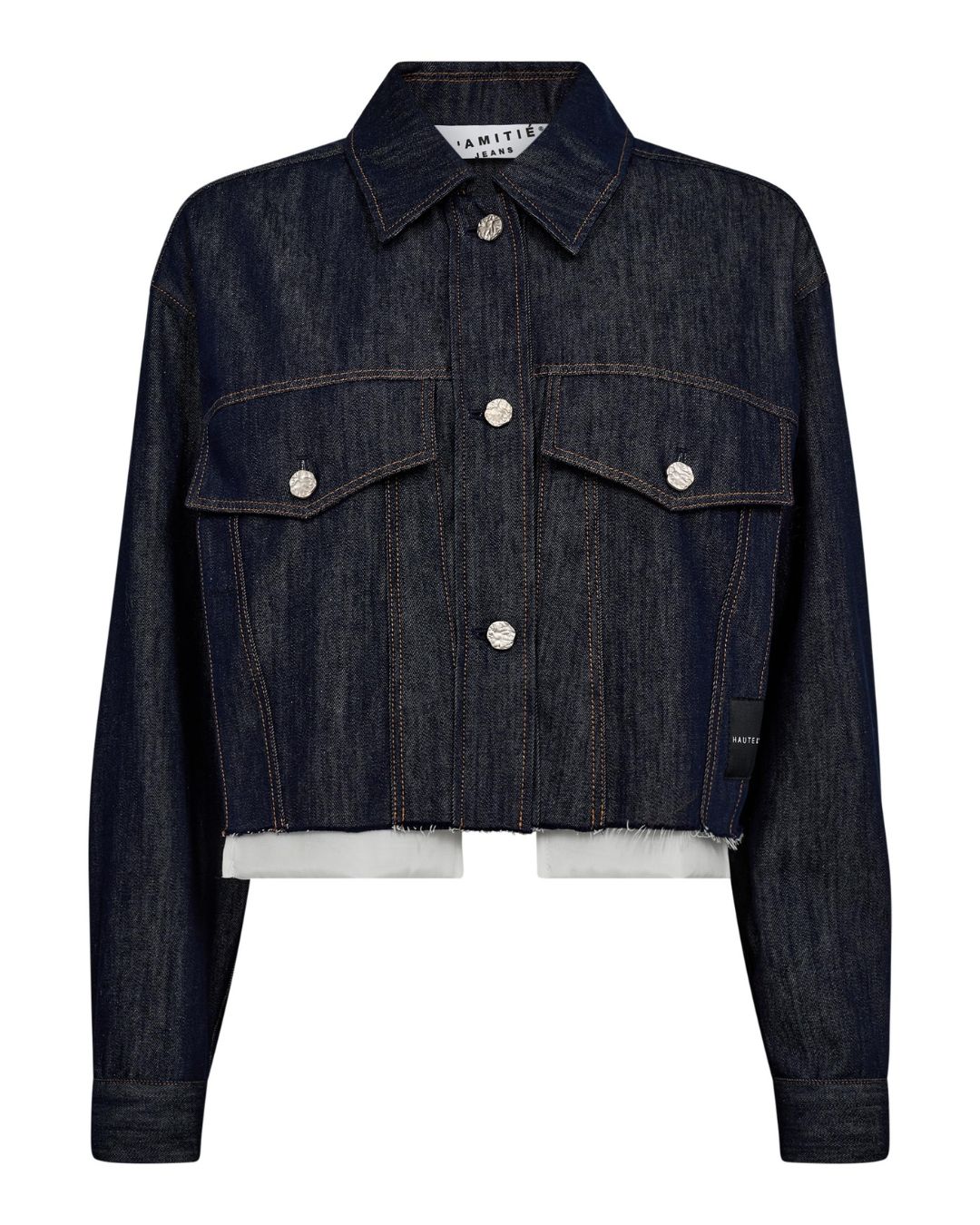 Haute l'Amitié Denim Cargo Shirt Dark Denim