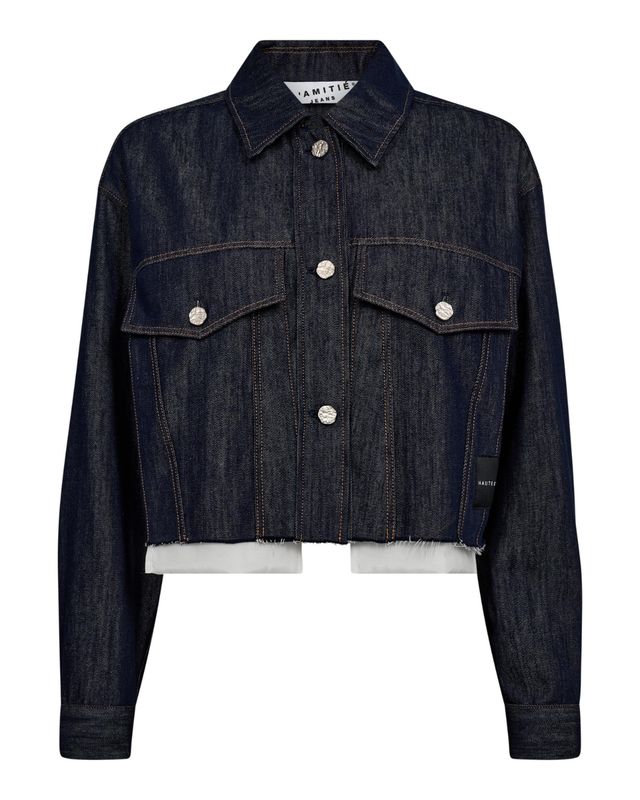 Haute l'Amitié Denim Cargo Shirt Dark Denim