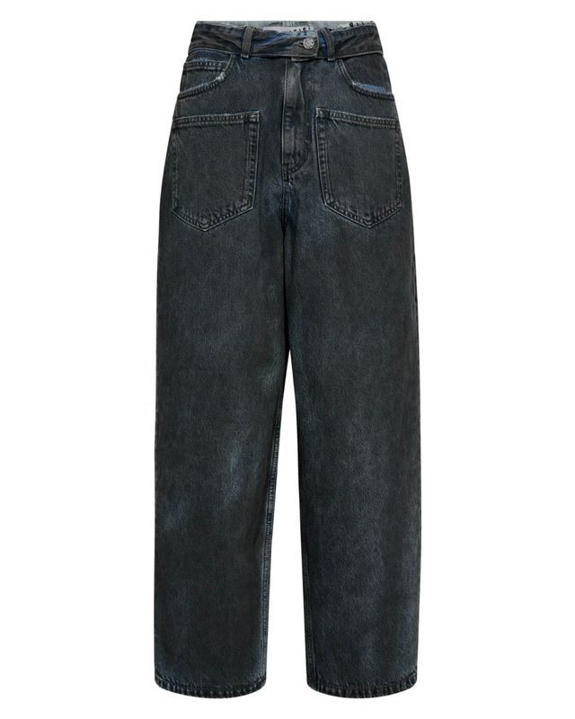 Haute l'Amitié Flip Waist Pocket Jeans Black