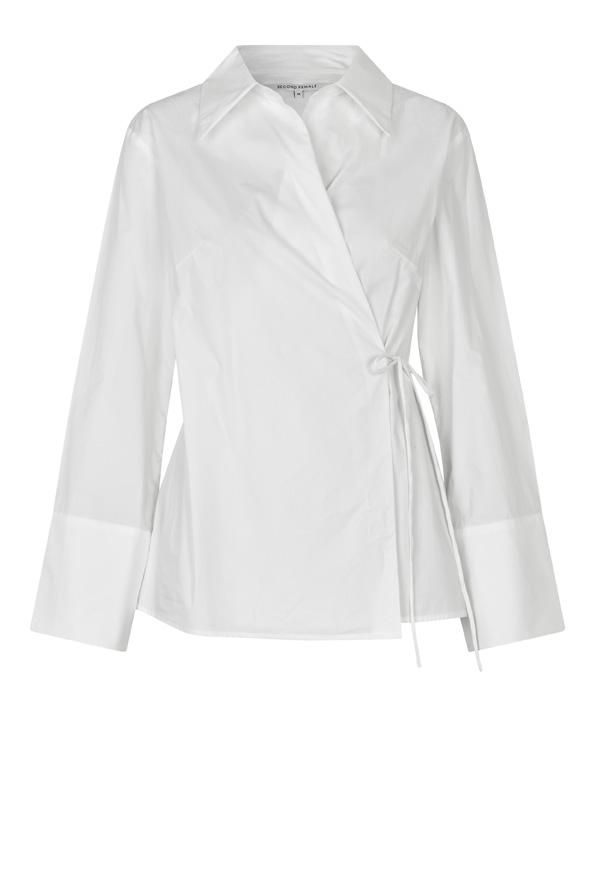 Second Female Noova Wrap Shirt White