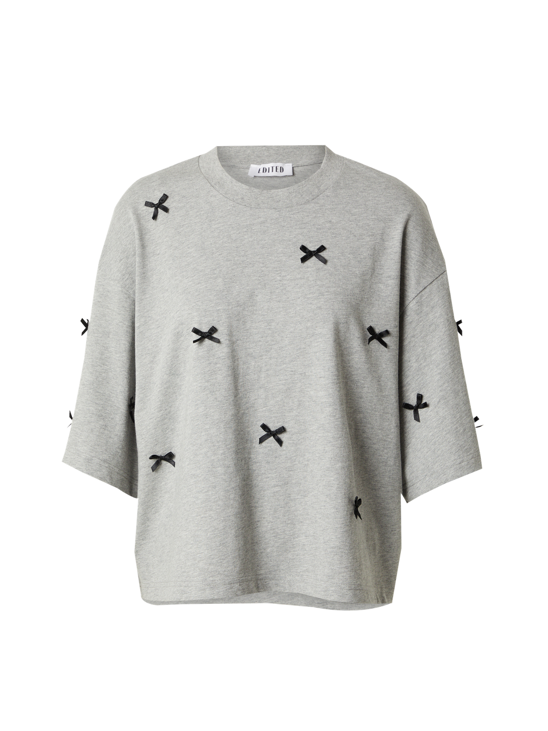 EDITED Iolana Shirt Grey Bows