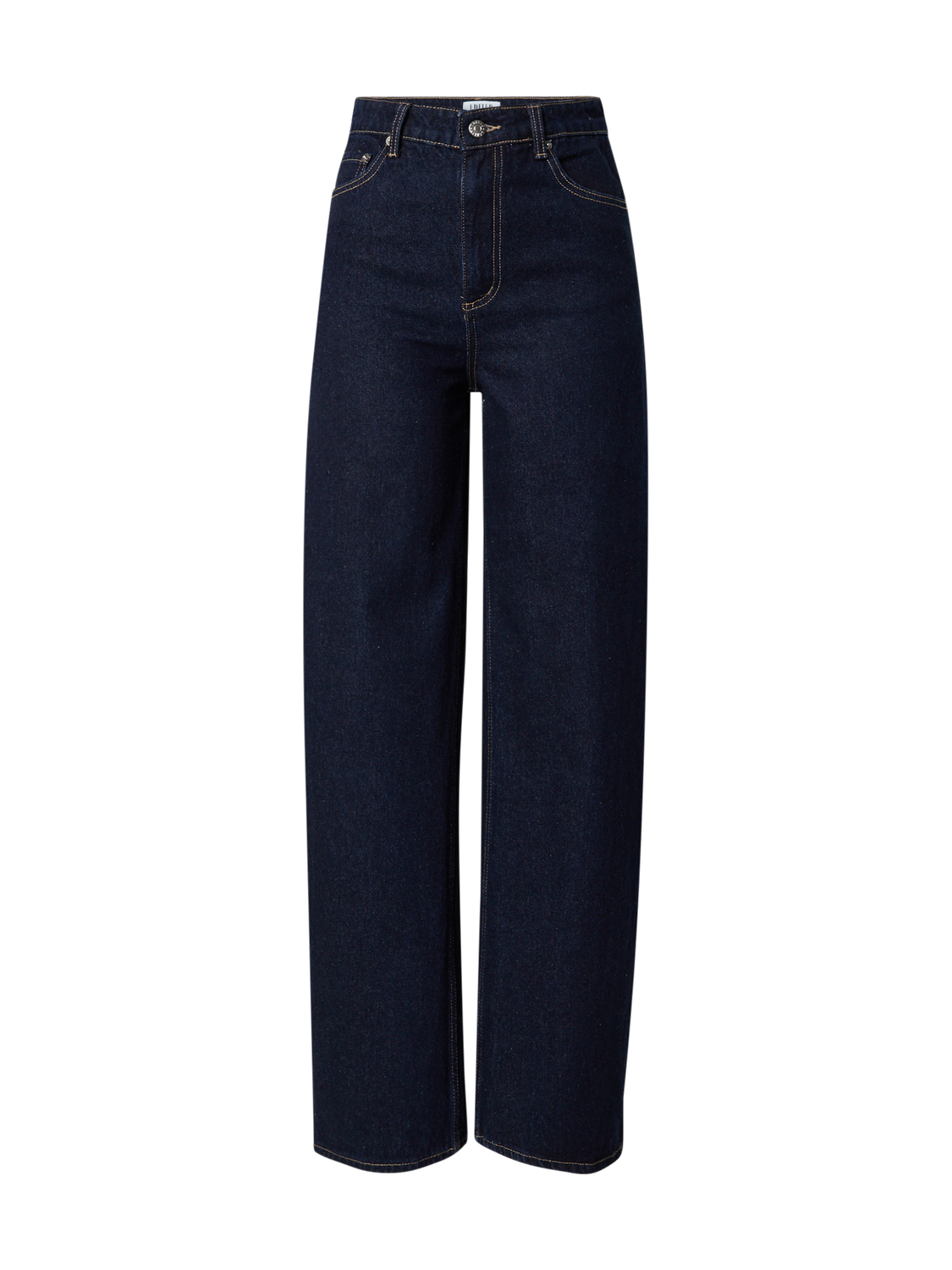 EDITED Theodora Denim Trousers Dark Blue