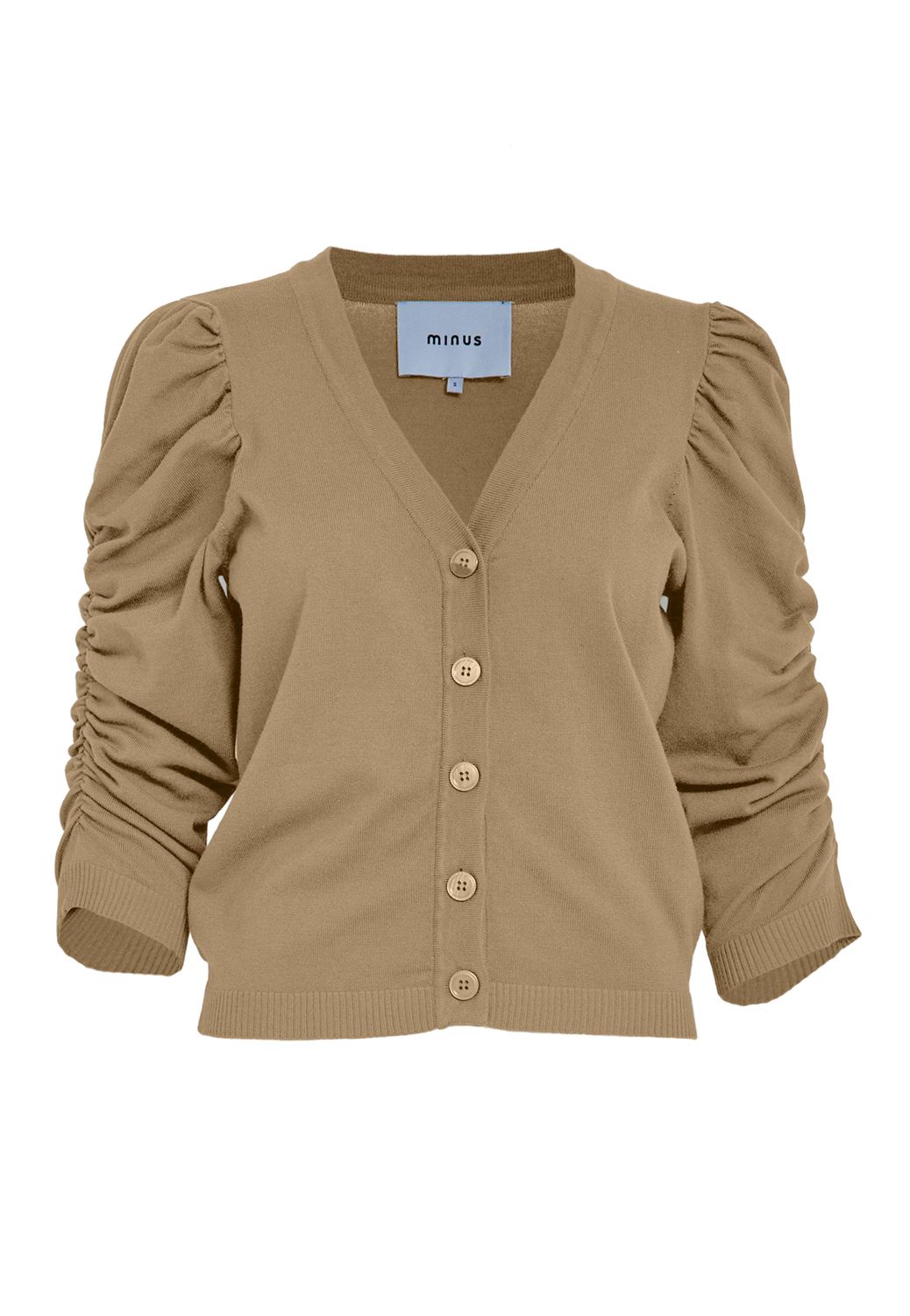 Minus MSSeana Knit Cardigan Tan Melange