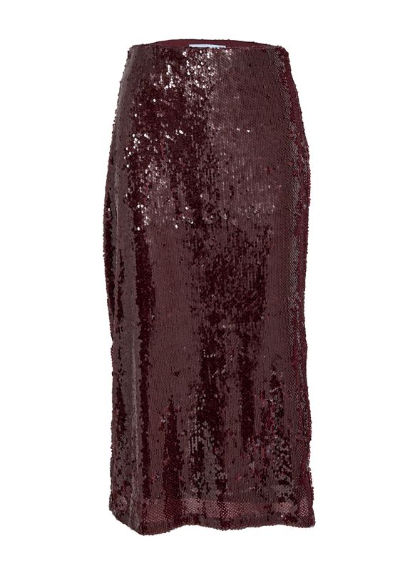 Minus MSZidda Midi Skirt Bordeaux