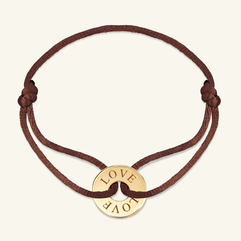 The Finds LOVE Armband Bruin