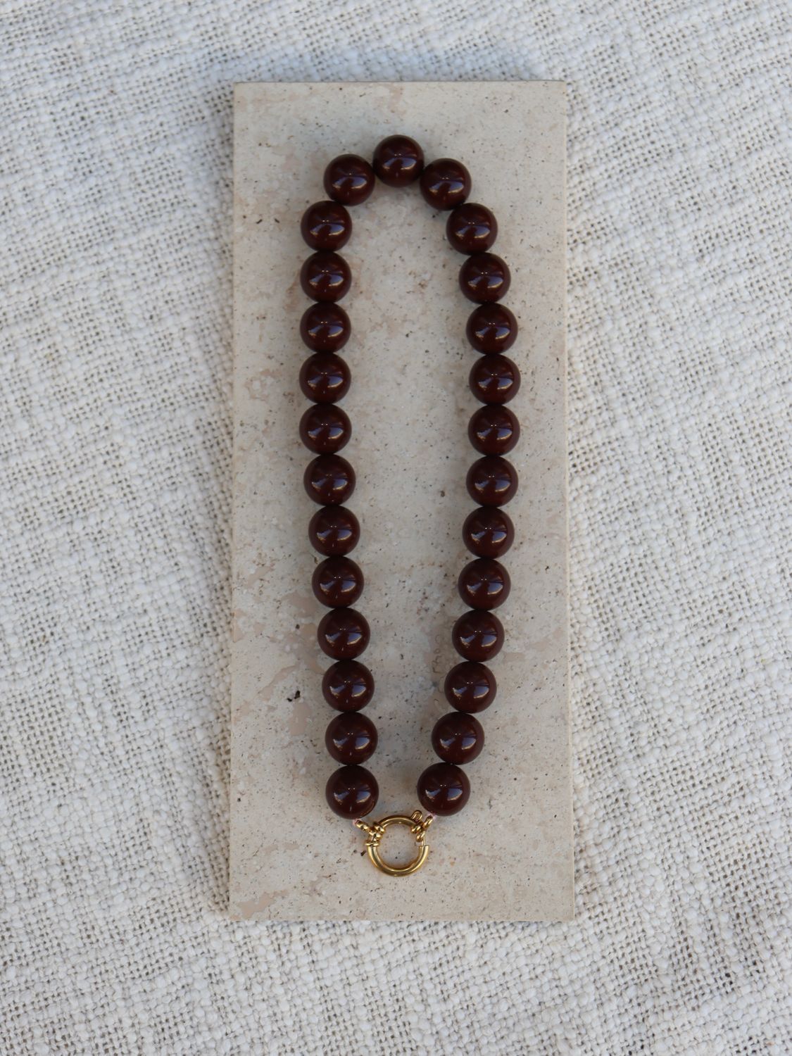 BY DOUS Ketting Chunky Coffee 16mm