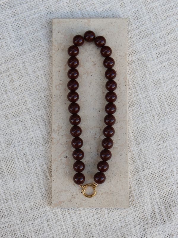 BY DOUS Ketting Chunky Coffee 16mm