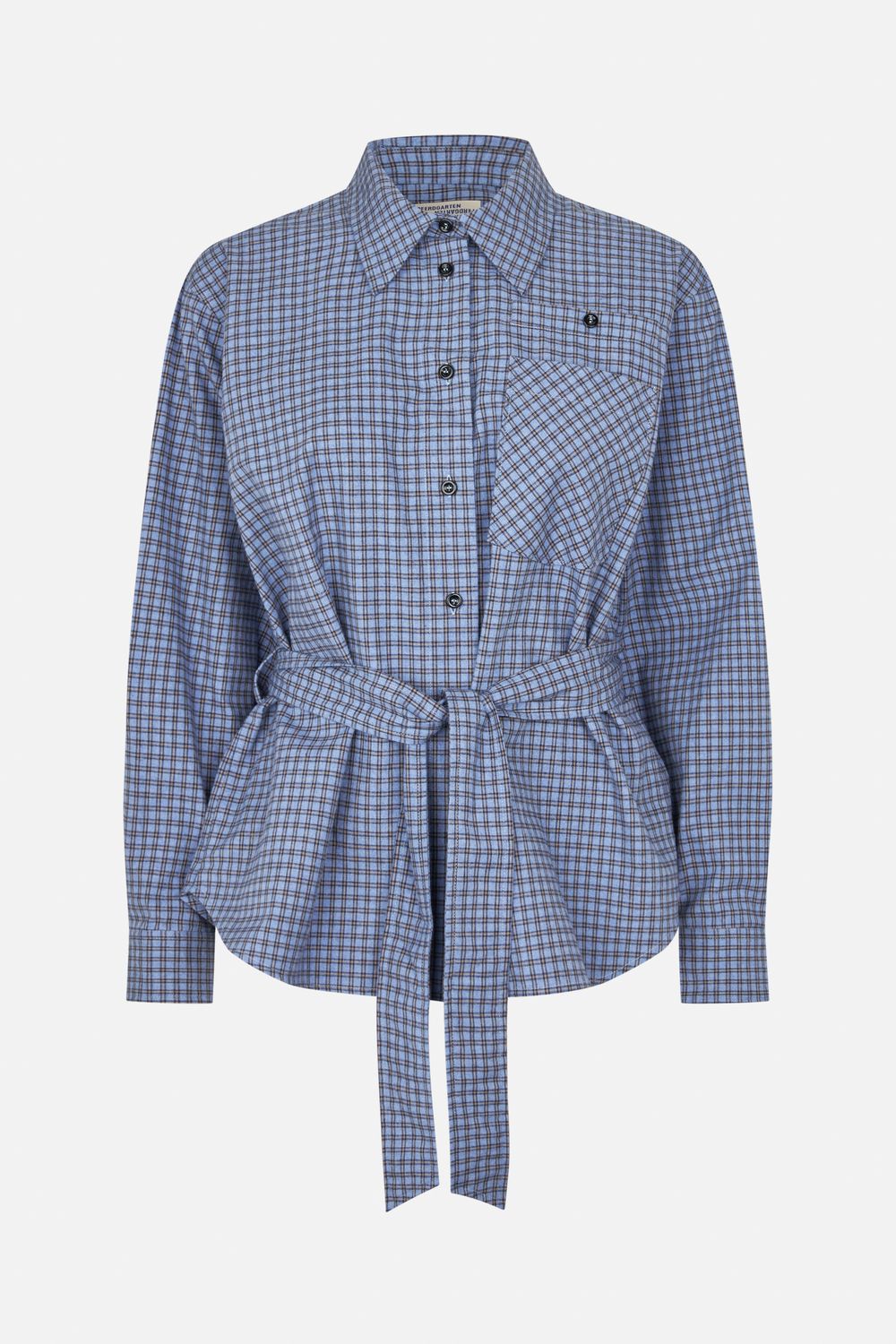 Baum und Pferdgarten Matina Blouse Blue Flannel Check