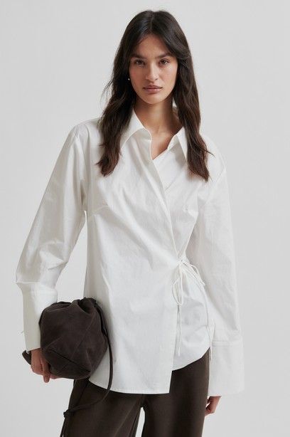 Second Female Noova Wrap Shirt White