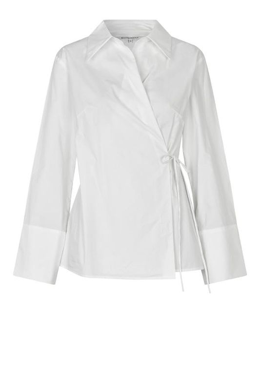 Second Female Noova Wrap Shirt White Second Female Noova Wrap Shirt White