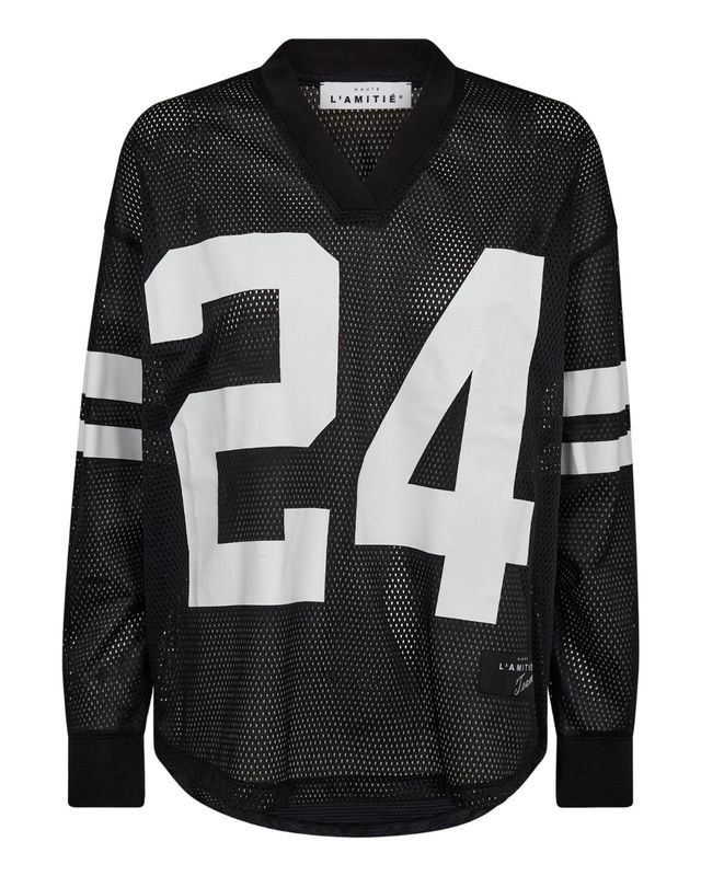 Haute l'Amitié Drift Number LS Tee Black Haute l'Amitié Drift Number LS Tee Black