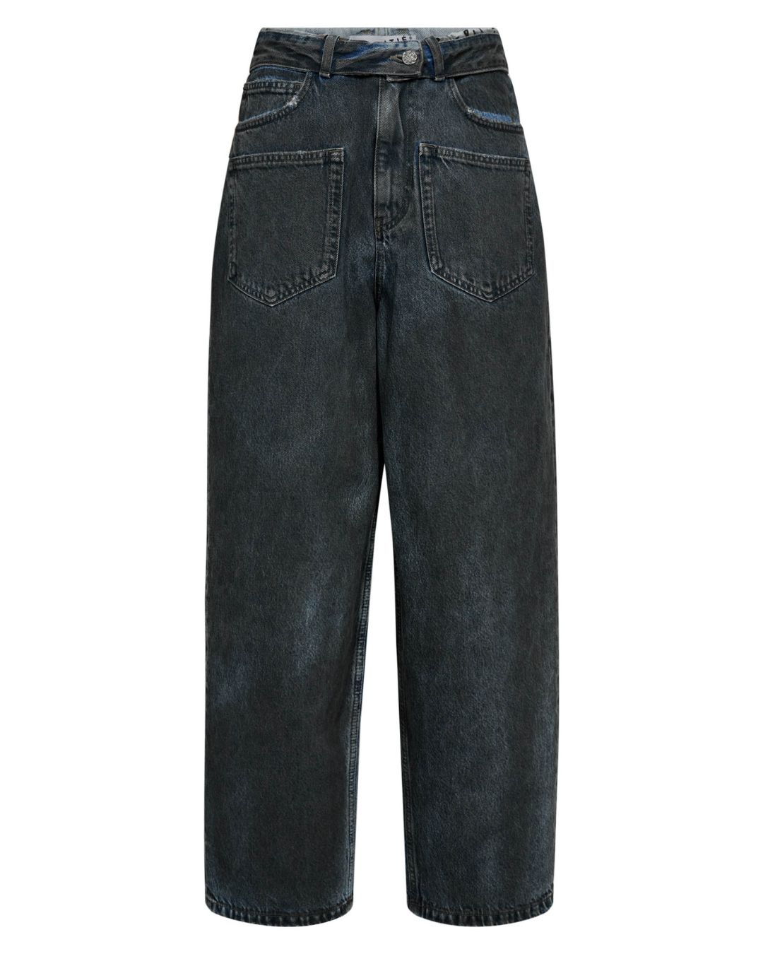 Haute l'Amitié Flip Waist Pocket Jeans Black