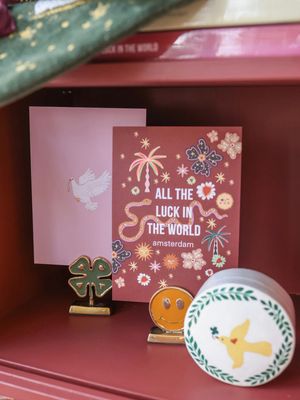 All The Luck In The World Cardholder Lucky Clover