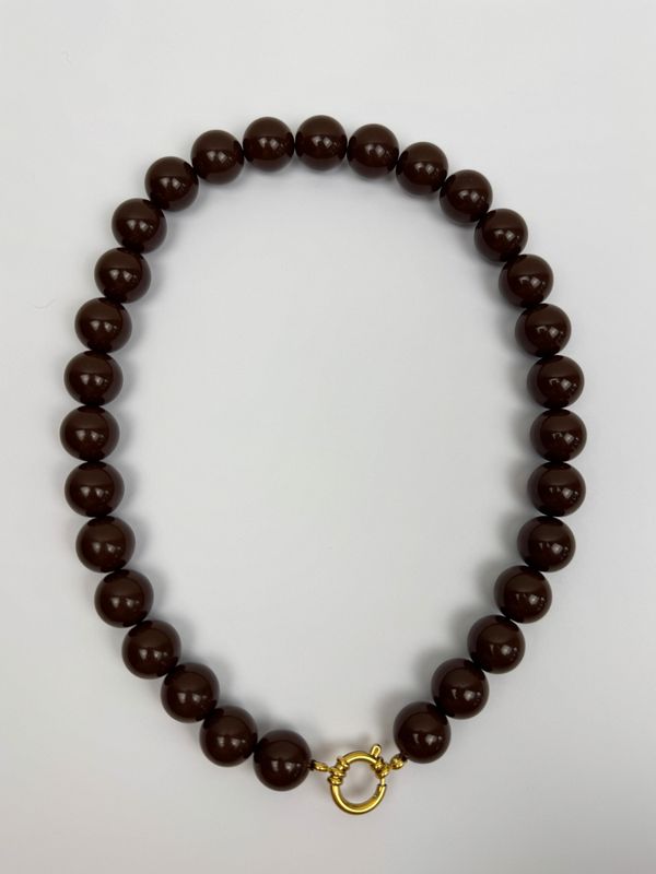 BY DOUS Ketting Chunky Coffee 16mm