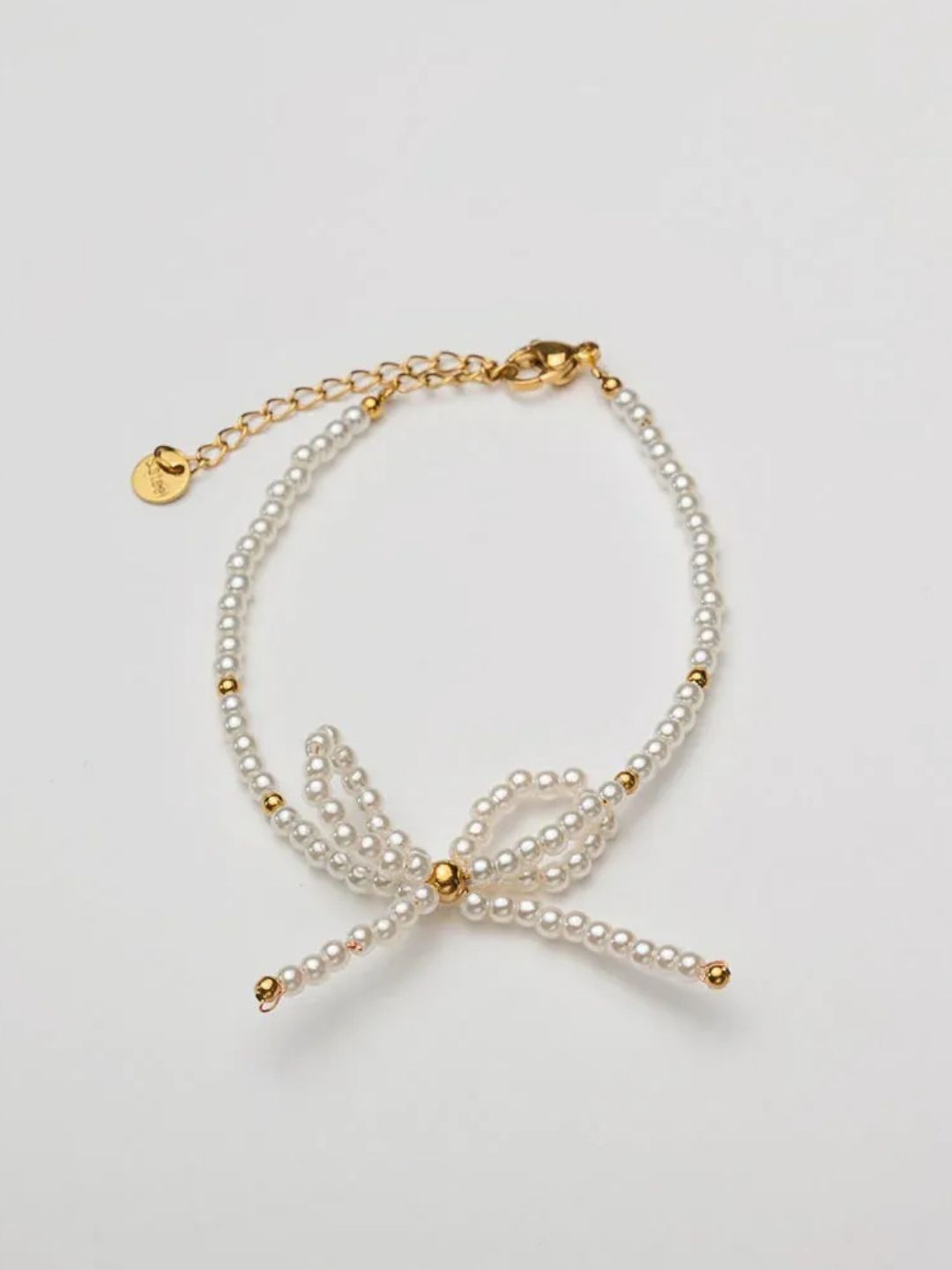 Bow19 Bow Pearl Bracelet