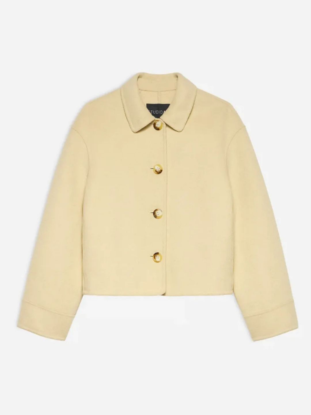 Studio AR Jas Nicolina Wool Blend Butter