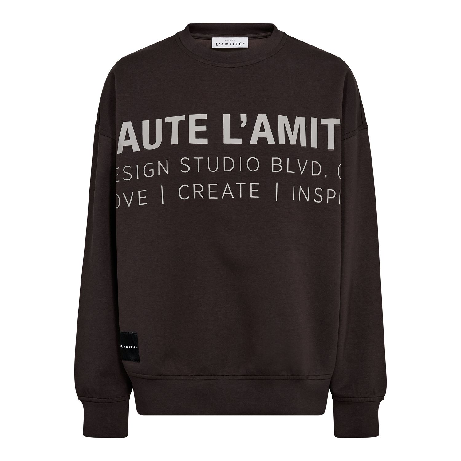 Haute l'Amitié Studio Logo Sweat Antracit