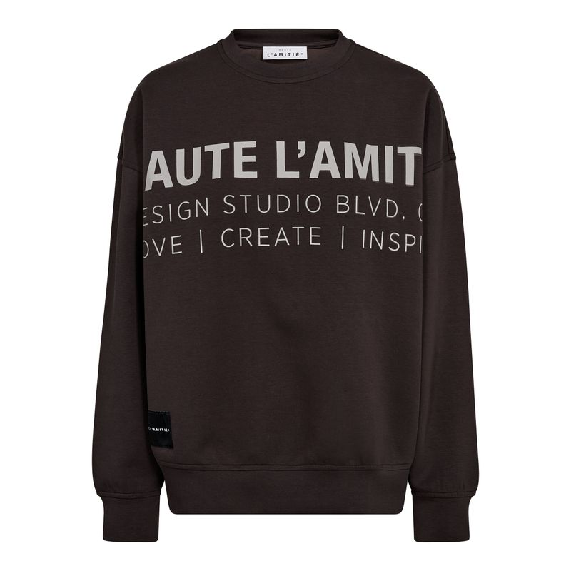 Haute l'Amitié Studio Logo Sweat Antracit