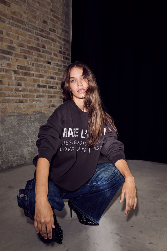 Haute l'Amitié Studio Logo Sweat Antracit