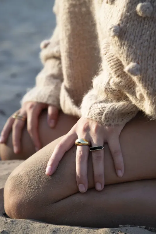 Bandhu Bouble Ring Goud