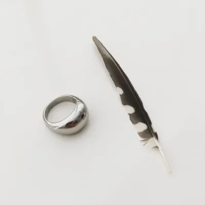Bandhu Bouble Ring Zilver