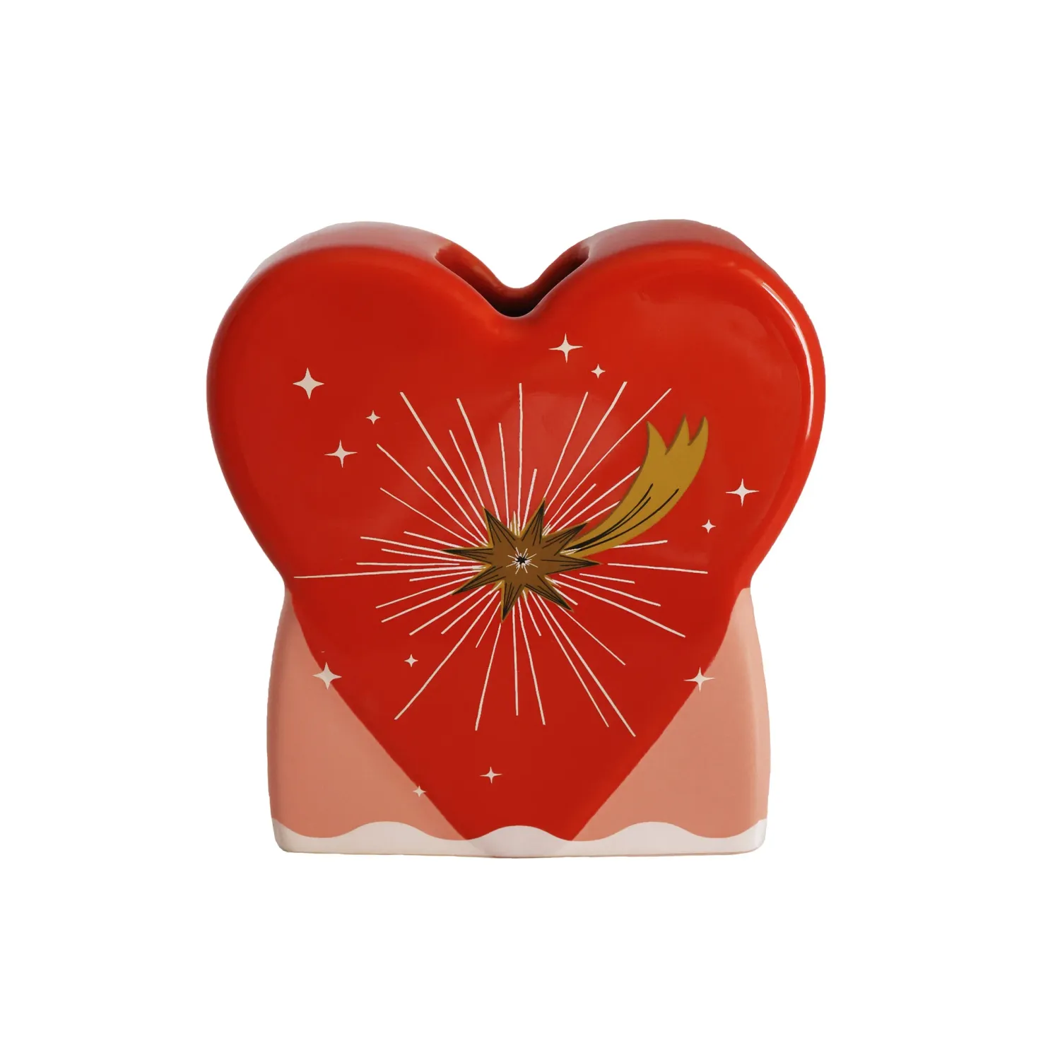 All The Luck In The World Kleine Vaas Hart