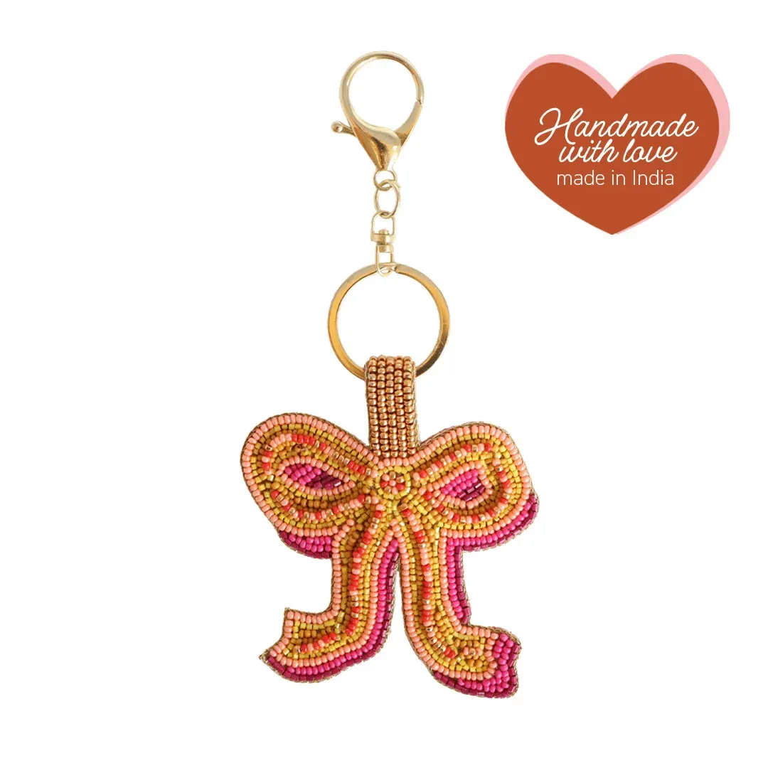 All The Luck In The World Sleutelhanger met Kraaltjes Strik